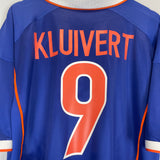 1998/00 NETHERLANDS KLUIVERT #9 AWAY SHIRT (XL) NIKE