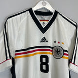 Shop 1998/00 GERMANY MATTHAUS #8 HOME SHIRT (M) ADIDAS, classic football shirts, vintage football shirts & retro soccer jerseys at Cult Kits