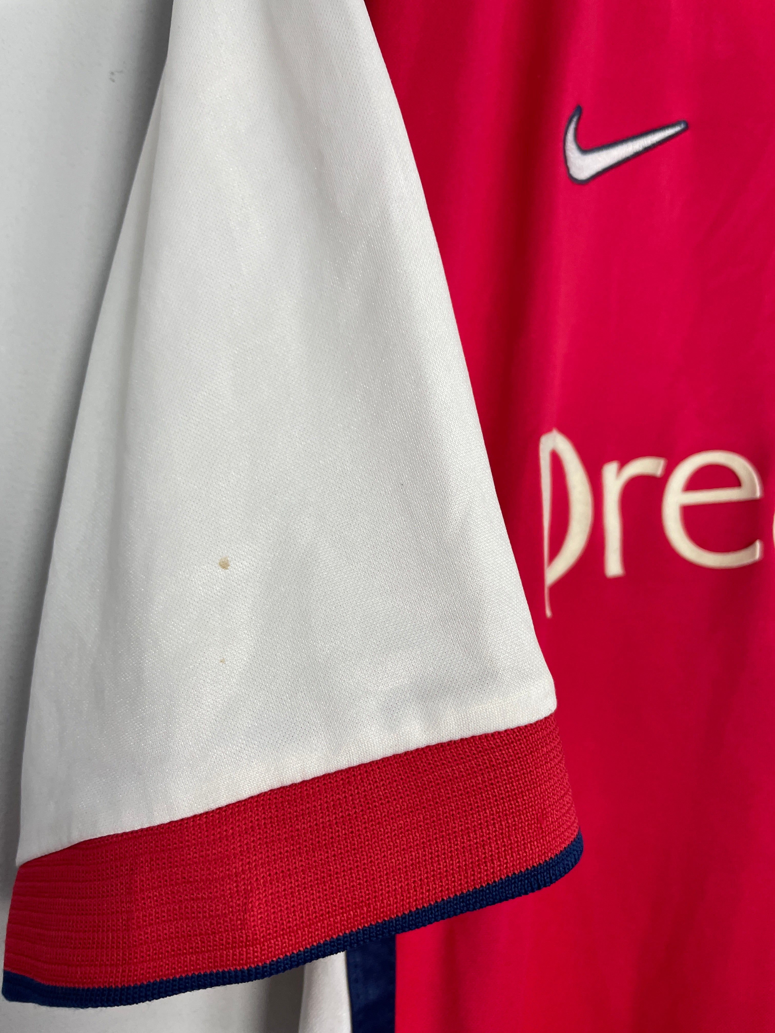 Shop 1999/00 ARSENAL HOME SHIRT (XL) NIKE, classic football shirts, vintage football shirts & retro soccer jerseys at Cult Kits