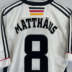 Shop 1998/00 GERMANY MATTHAUS #8 HOME SHIRT (M) ADIDAS, classic football shirts, vintage football shirts & retro soccer jerseys at Cult Kits