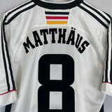 Shop 1998/00 GERMANY MATTHAUS #8 HOME SHIRT (M) ADIDAS, classic football shirts, vintage football shirts & retro soccer jerseys at Cult Kits