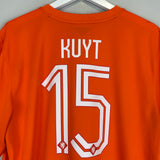 2014/15 NETHERLANDS KUYT #15 HOME SHIRT (XL) NIKE
