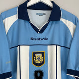2000/01 ARGENTINA ZANETTI #8 HOME SHIRT (L) REEBOK