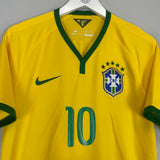 2014/15 BRAZIL NEYMAR JR #10 HOME SHIRT (M) NIKE