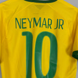 2014/15 BRAZIL NEYMAR JR #10 HOME SHIRT (M) NIKE