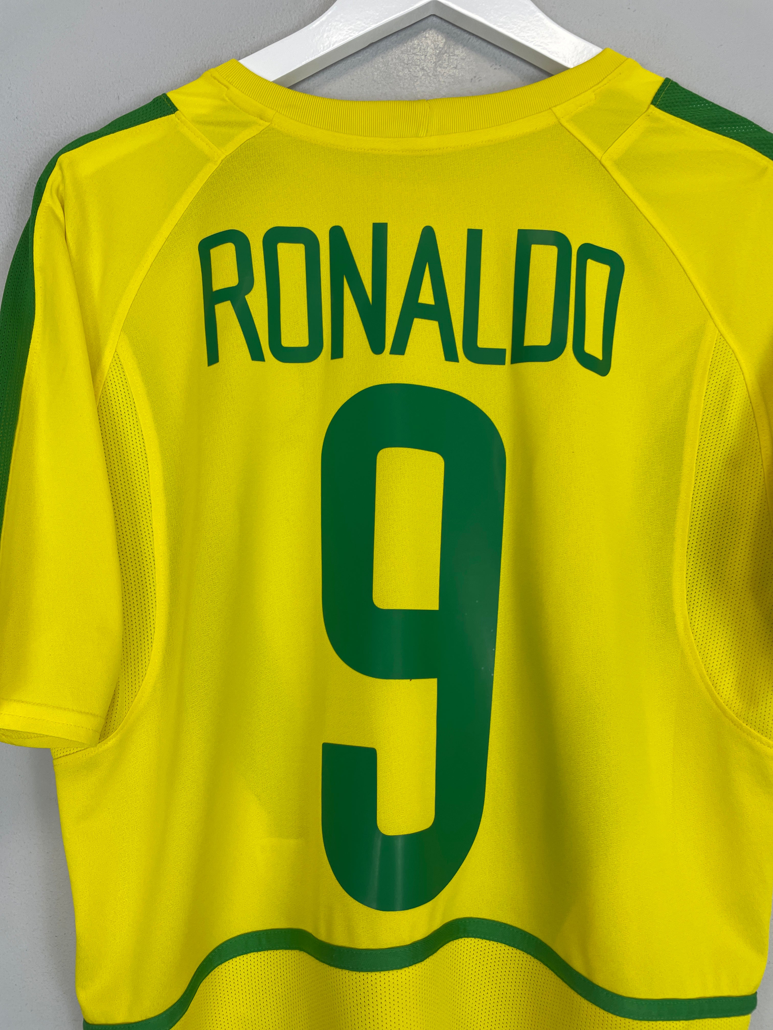 2002 R9 Jersey 2002/04 BRAZIL RONALDO #9 HOME SHIRT (M) NIKE – Cult Kits