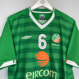 Shop 2003/04 IRELAND KEANE #6 HOME SHIRT (L) UMBRO, classic football shirts, vintage football shirts & retro soccer jerseys at Cult Kits