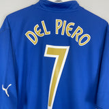 2003/04 ITALY DEL PIERO #7 HOME SHIRT (XXL) PUMA