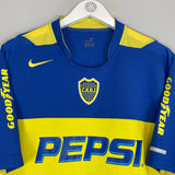 2004/05 BOCA JUNIORS PALERMO #9 HOME SHIRT (XL) NIKE