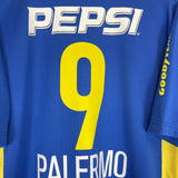 2004/05 BOCA JUNIORS PALERMO #9 HOME SHIRT (XL) NIKE
