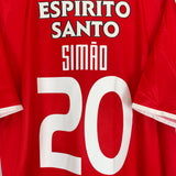 2003/05 BENFICA SIMAO #20 *BNWT* CENTENARY HOME SHIRT (XL) ADIDAS
