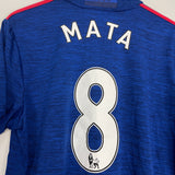 2016/17 MANCHESTER UNITED MATA #8 AWAY SHIRT (L) ADIDAS