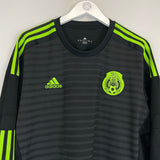 Shop 2015/16 MEXICO L/S AWAY SHIRT (XL) ADIDAS, classic football shirts, vintage football shirts & retro soccer jerseys at Cult Kits