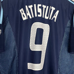 Shop 2002/04 ARGENTINA BATISTUTA #9 AWAY SHIRT (L) ADIDAS, classic football shirts, vintage football shirts & retro soccer jerseys at Cult Kits