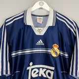 1998/99 REAL MADRID SUKER #9 AWAY SHIRT (L) ADIDAS