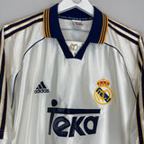 1998/00 REAL MADRID J.M GUTI #14 HOME SHIRT (L) ADIDAS