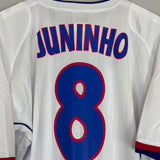 2003/04 LYON JUNINHO #8 *BNWT* HOME SHIRT (XL) UMBRO