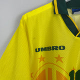 1994/97 BRAZIL RONALDINHO #18 HOME SHIRT (M) UMBRO