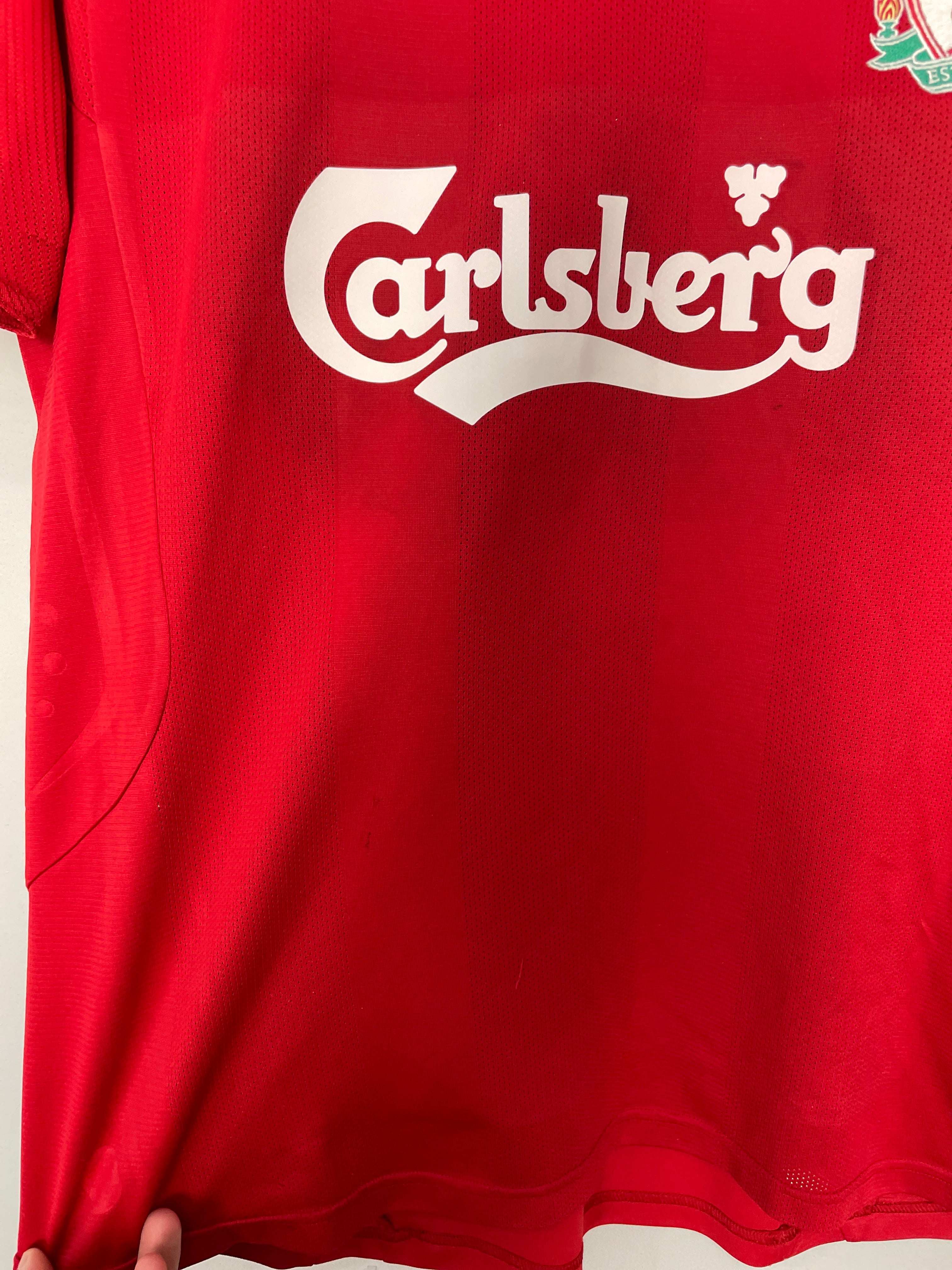Shop 2008/10 LIVERPOOL MASCHERANO #20 HOME SHIRT (M) ADIDAS, classic football shirts, vintage football shirts & retro soccer jerseys at Cult Kits