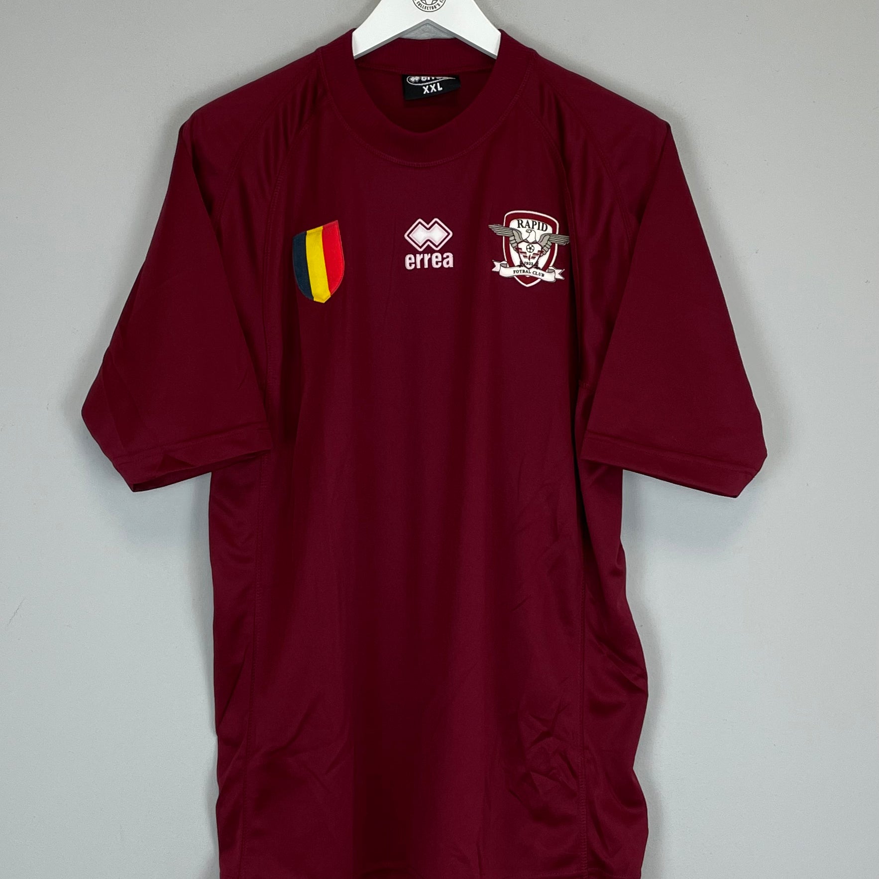 Shop 2002/03 RAPID BUCURESTI *MINT* HOME SHIRT (XXL) ERREA, classic football shirts, vintage football shirts & retro soccer jerseys at Cult Kits