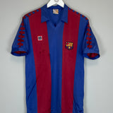 Shop 1984/89 BARCELONA HOME SHIRT (M) MEYBA, classic football shirts, vintage football shirts & retro soccer jerseys at Cult Kits
