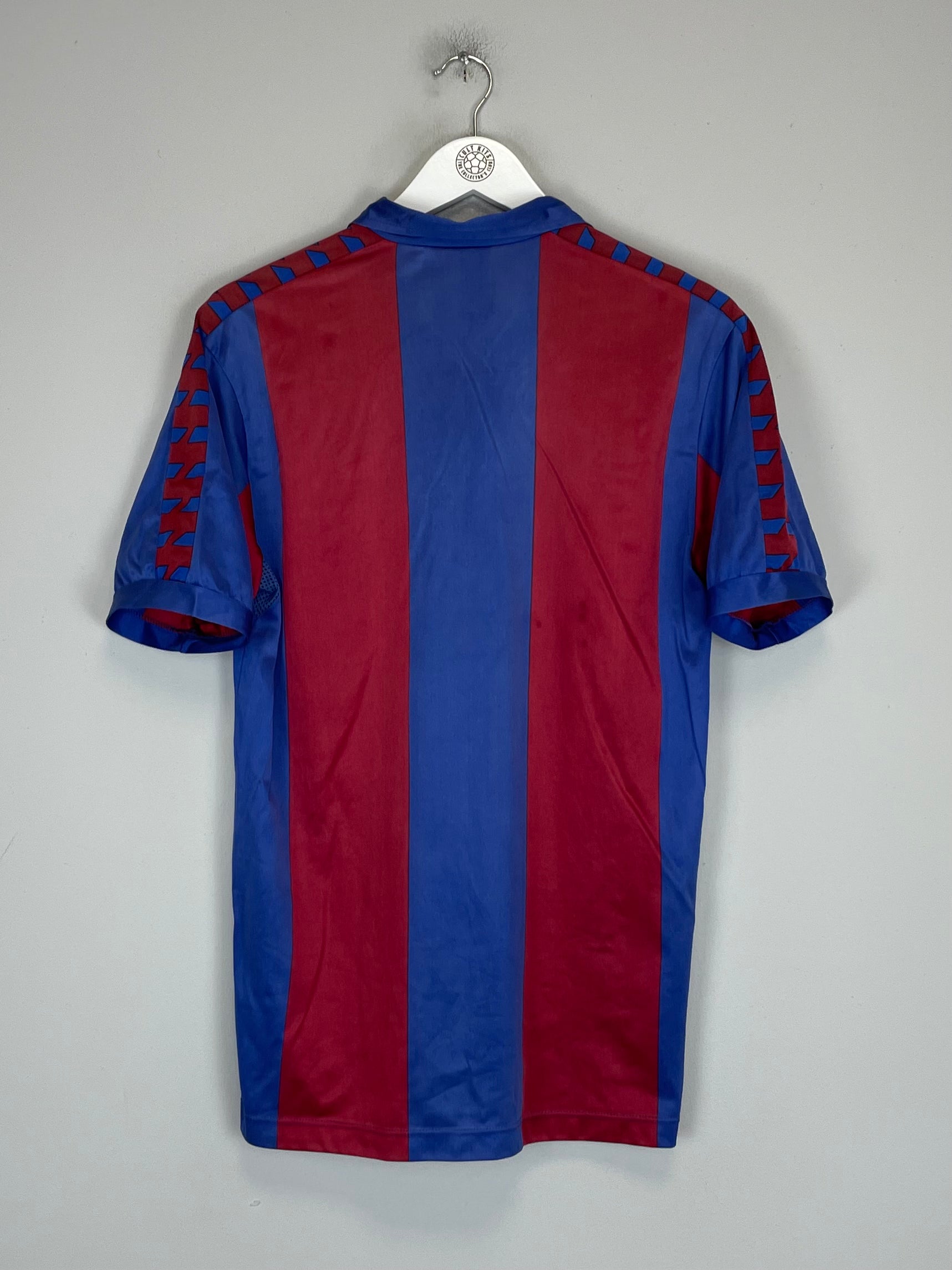 Shop 1984/89 BARCELONA HOME SHIRT (M) MEYBA, classic football shirts, vintage football shirts & retro soccer jerseys at Cult Kits