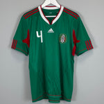 Shop 2010 MEXICO R.MARQUEZ #4 HOME SHIRT (L) ADIDAS, classic football shirts, vintage football shirts & retro soccer jerseys at Cult Kits
