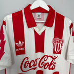 Shop 1994/95 NECAXA HOME SHIRT (M) ADIDAS, classic football shirts, vintage football shirts & retro soccer jerseys at Cult Kits