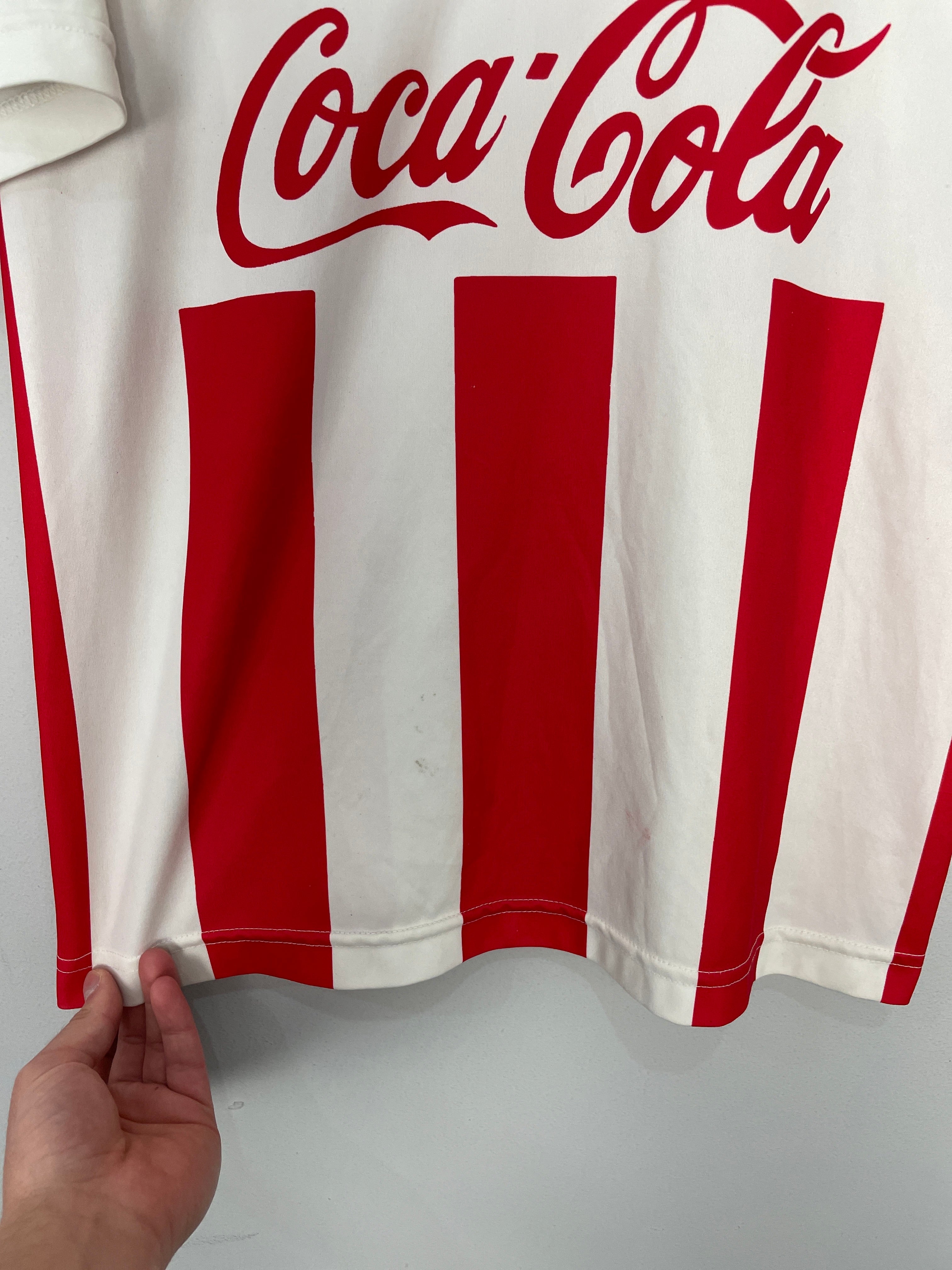 Shop 1994/95 NECAXA HOME SHIRT (M) ADIDAS, classic football shirts, vintage football shirts & retro soccer jerseys at Cult Kits