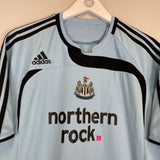 2007/08 NEWCASTLE UNITED SMITH #17 AWAY SHIRT (M) ADIDAS
