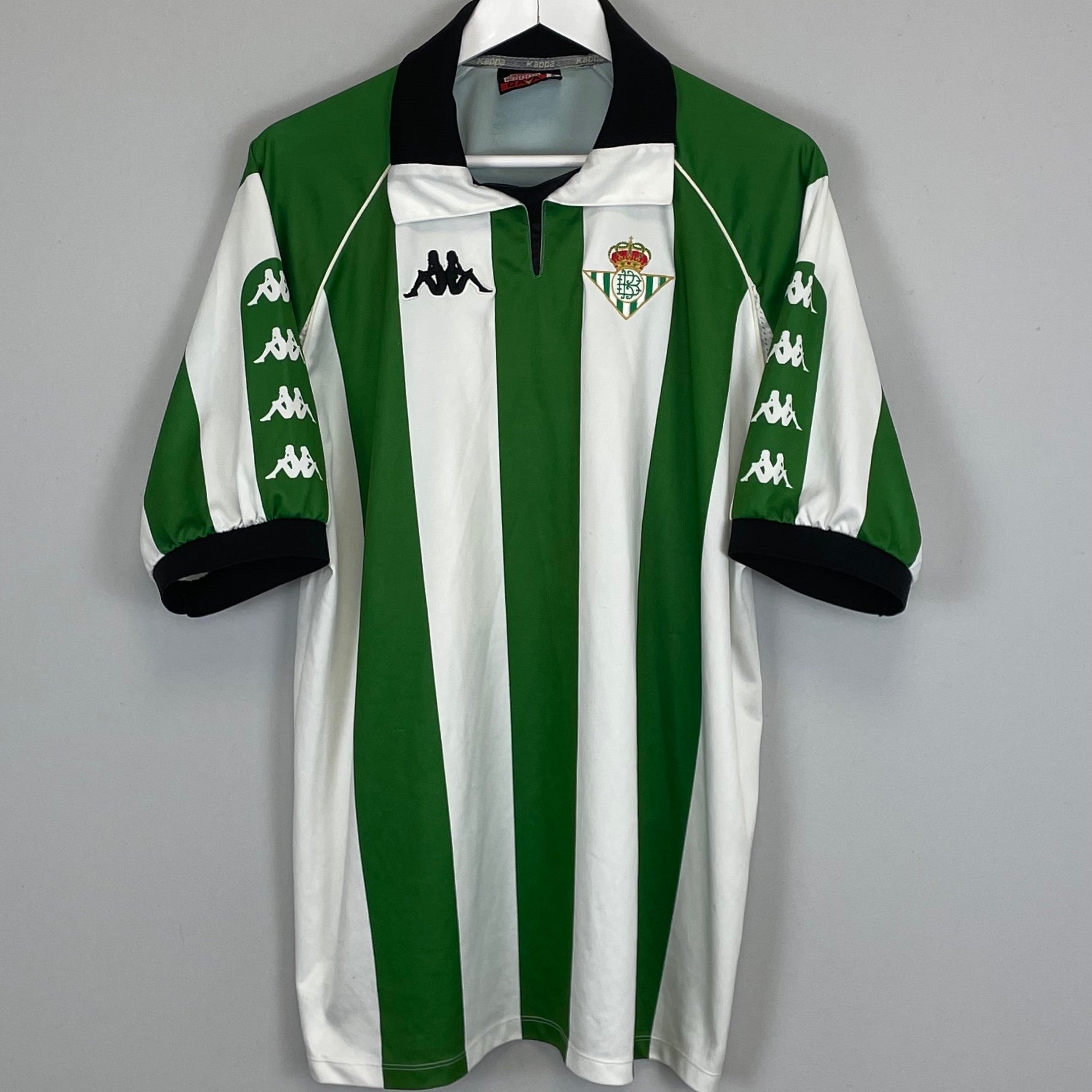 Shop 1997/99 REAL BETIS HOME SHIRT (L) KAPPA, classic football shirts, vintage football shirts & retro soccer jerseys at Cult Kits