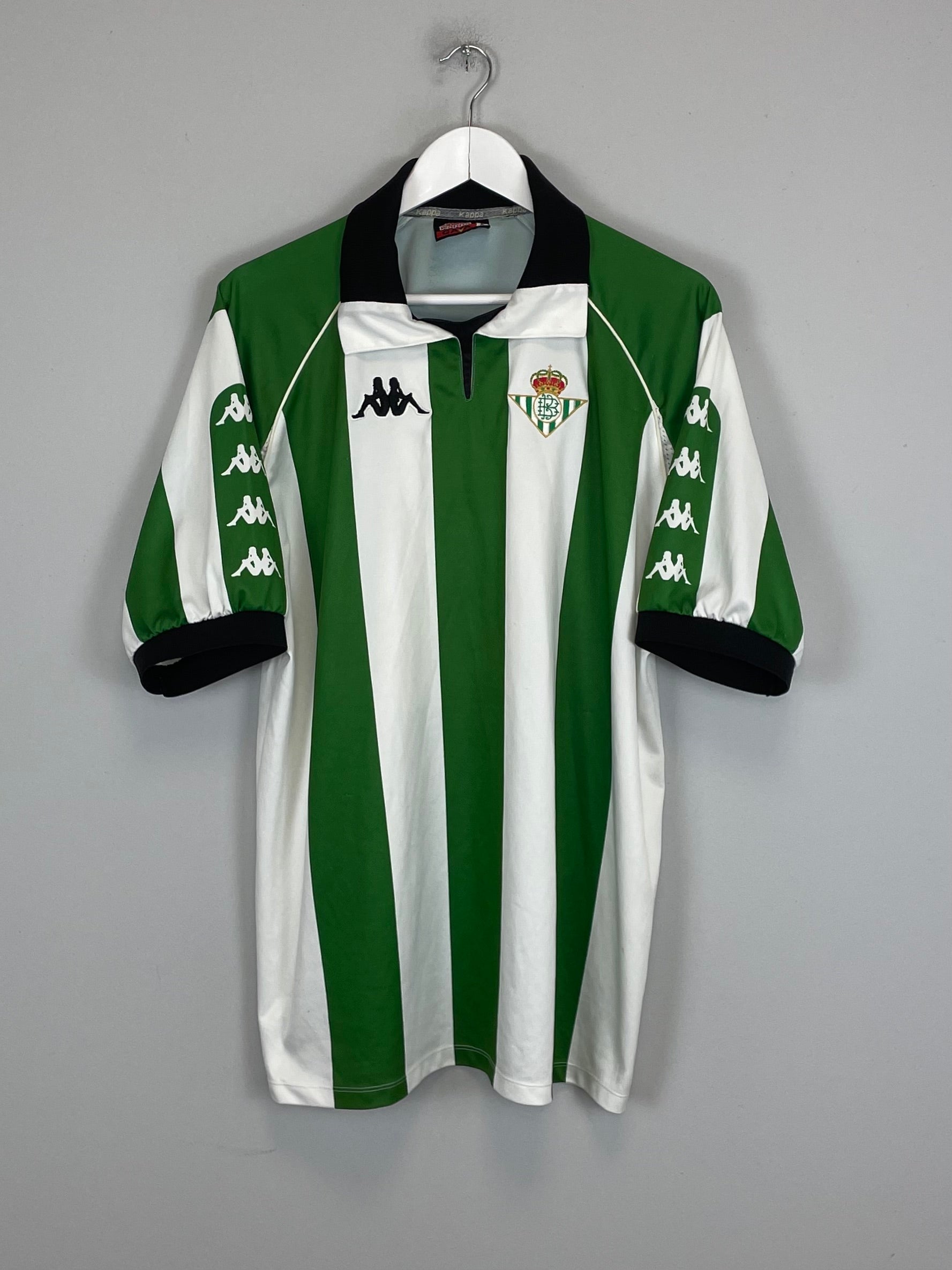 Shop 1997/99 REAL BETIS HOME SHIRT (L) KAPPA, classic football shirts, vintage football shirts & retro soccer jerseys at Cult Kits