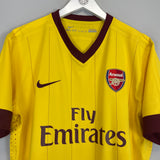 Shop 2010/11 ARSENAL FABREGAS #4 *PLAYER ISSUE* AWAY SHIRT (XL) NIKE, classic football shirts, vintage football shirts & retro soccer jerseys at Cult Kits