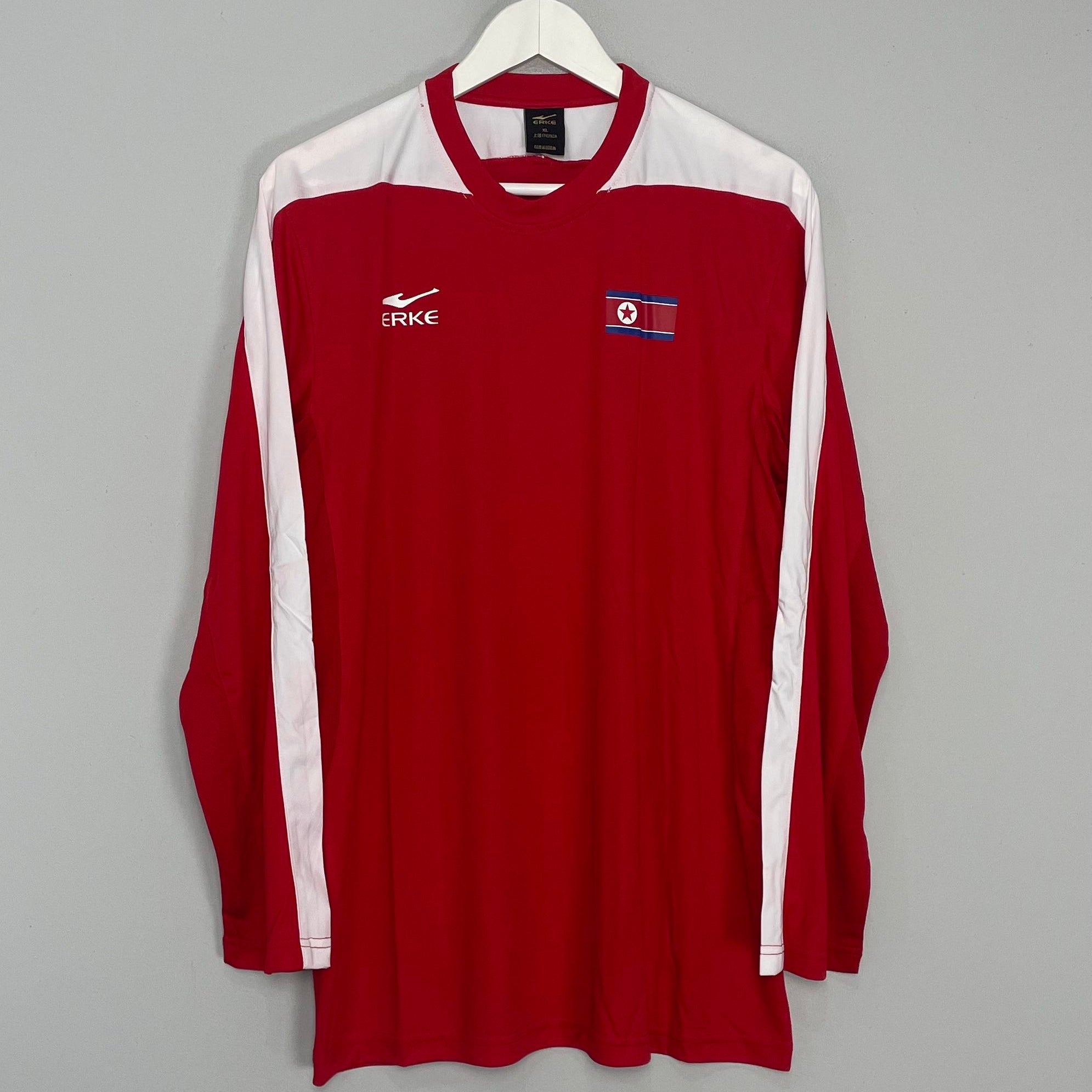 Shop 2008/10 NORTH KOREA L/S HOME SHIRT (XL) ERKE, classic football shirts, vintage football shirts & retro soccer jerseys at Cult Kits