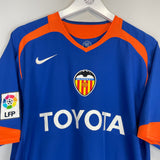 2005/06 VALENCIA DAVID VILLA #7 AWAY SHIRT (L) NIKE