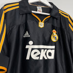 Shop 1999/01 REAL MADRID AWAY SHIRT (L) ADIDAS, classic football shirts, vintage football shirts & retro soccer jerseys at Cult Kits