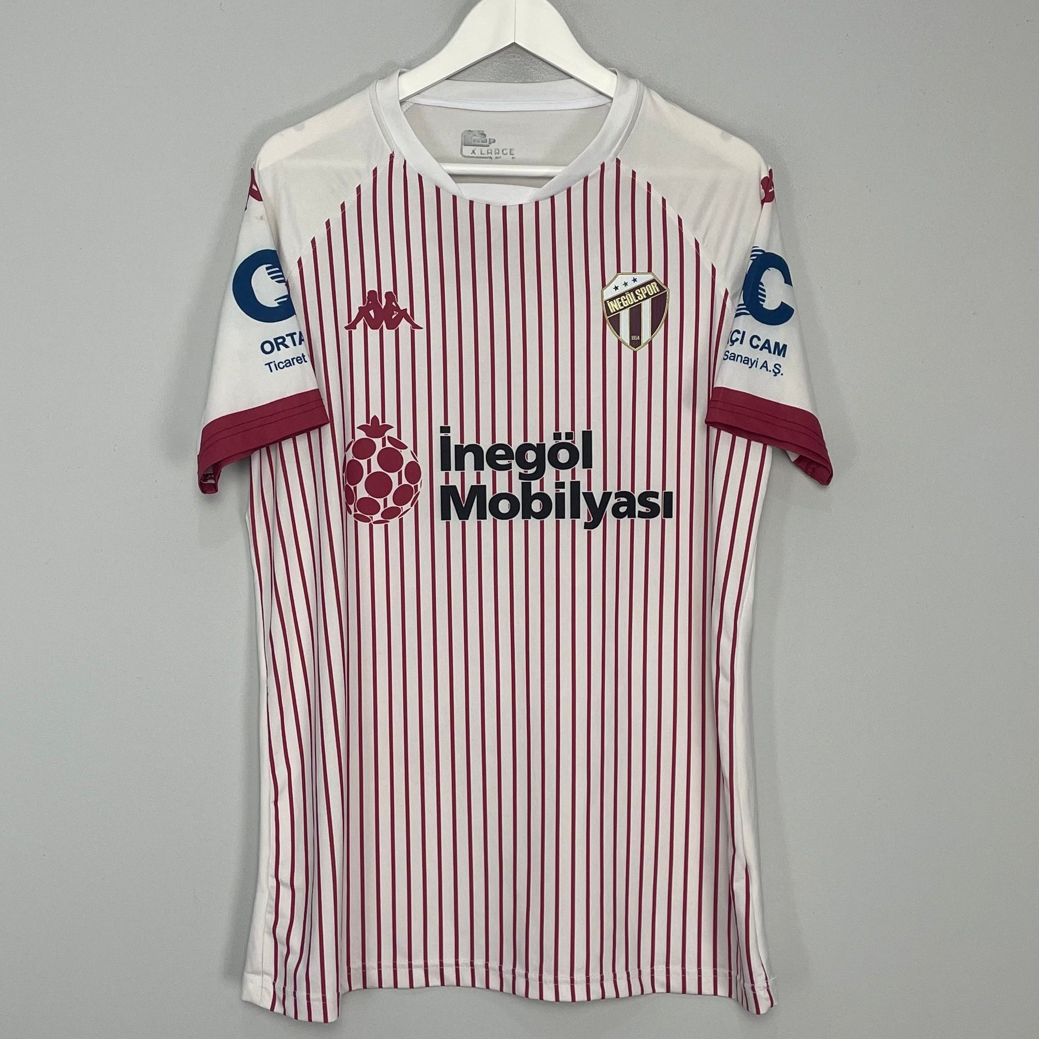 Shop 2019/20 INEGOLSPOR ALI AYDEMIR #42 AWAY SHIRT (XL) KAPPA, classic football shirts, vintage football shirts & retro soccer jerseys at Cult Kits