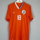 2008/10 NETHERLANDS KUYT #18 HOME SHIRT (XL) NIKE