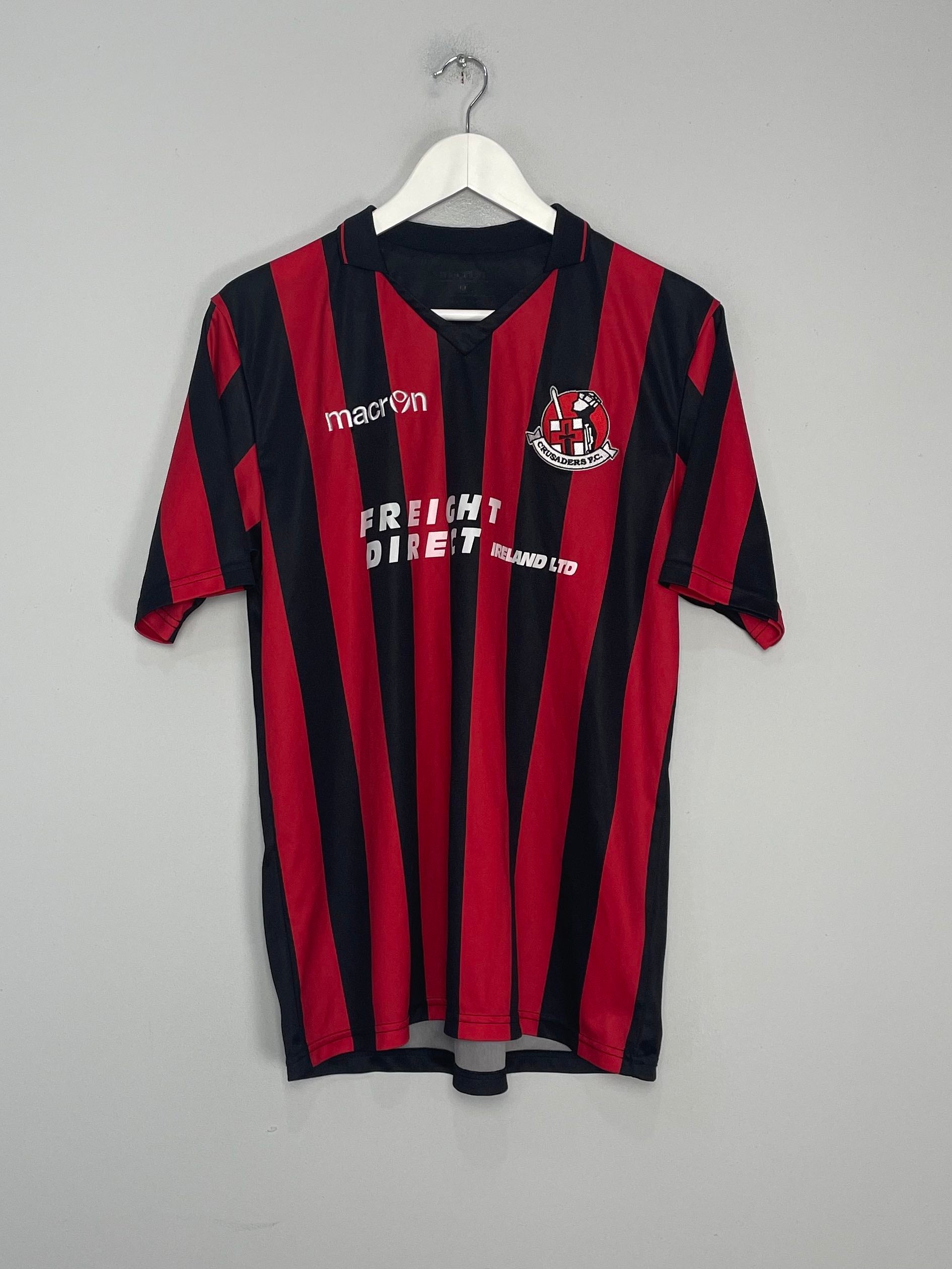 2013/15 CRUSADERS FC #17 HOME SHIRT (M) MACRON