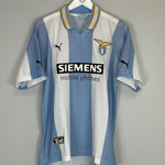 Shop 1999/00 LAZIO SALAS #9 HOME SHIRT (M) PUMA, classic football shirts, vintage football shirts & retro soccer jerseys at Cult Kits