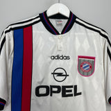 Shop 1996/98 BAYERN MUNICH AWAY SHIRT (M) ADIDAS, classic football shirts, vintage football shirts & retro soccer jerseys at Cult Kits