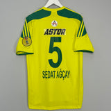 Shop 2013/14 SANILURFA SEDAT AGCAY #5 HOME SHIRT (M) ADIDAS, classic football shirts, vintage football shirts & retro soccer jerseys at Cult Kits