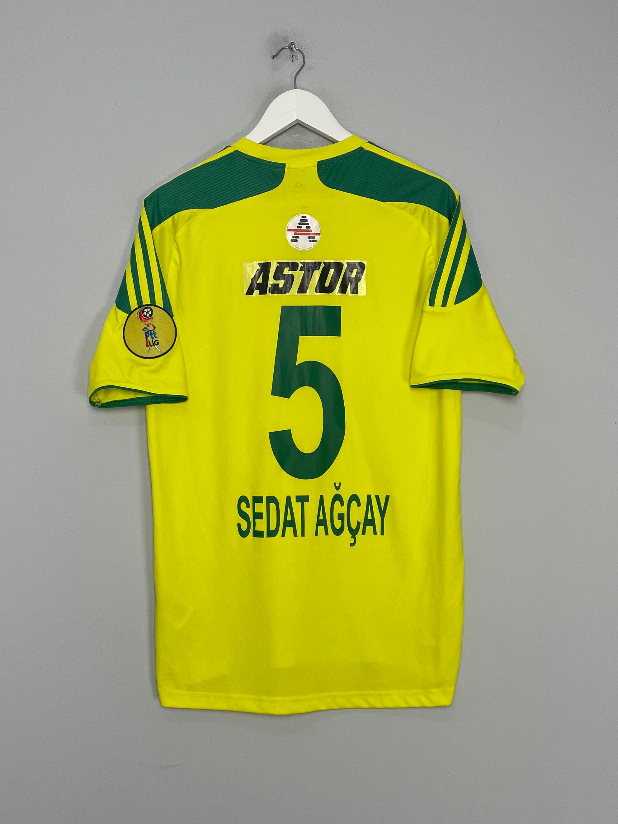 Shop 2013/14 SANILURFA SEDAT AGCAY #5 HOME SHIRT (M) ADIDAS, classic football shirts, vintage football shirts & retro soccer jerseys at Cult Kits