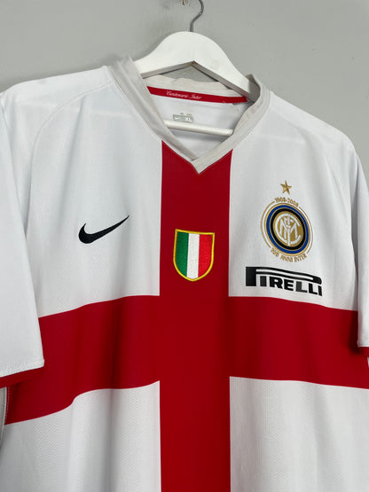2007/08 INTER MILAN ADRIANO #10 *CENTENARY* AWAY SHIRT (XL) NIKE