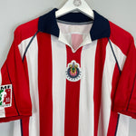 Shop 2003/04 CHIVAS GUADALAJARA HOME SHIRT (M) REEBOK, classic football shirts, vintage football shirts & retro soccer jerseys at Cult Kits