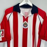 Shop 2003/04 CHIVAS GUADALAJARA HOME SHIRT (M) REEBOK, classic football shirts, vintage football shirts & retro soccer jerseys at Cult Kits
