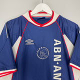 Shop 1999/00 AJAX AWAY SHIRT (L) UMBRO, classic football shirts, vintage football shirts & retro soccer jerseys at Cult Kits