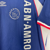 Shop 1999/00 AJAX AWAY SHIRT (L) UMBRO, classic football shirts, vintage football shirts & retro soccer jerseys at Cult Kits