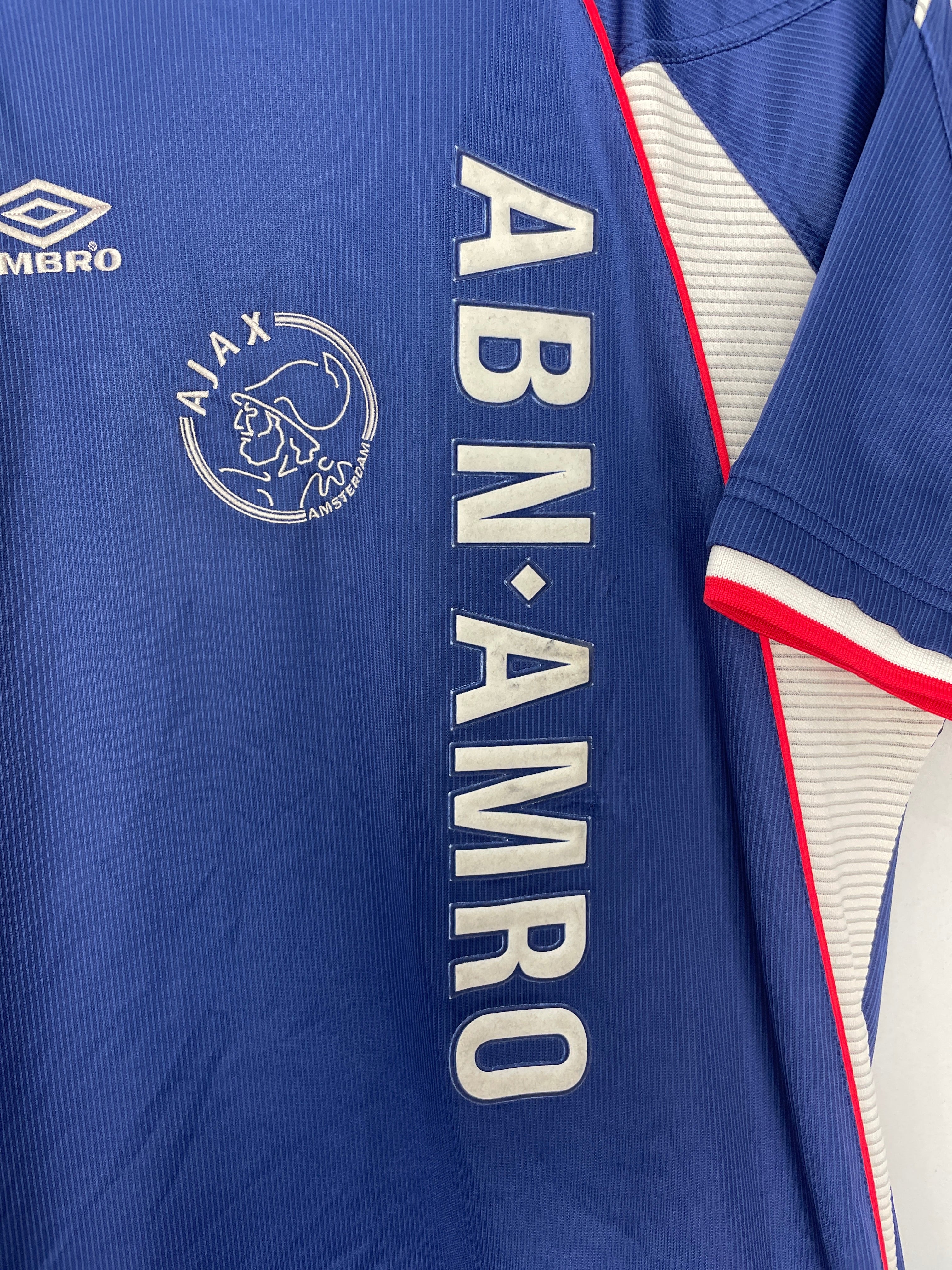 Shop 1999/00 AJAX AWAY SHIRT (L) UMBRO, classic football shirts, vintage football shirts & retro soccer jerseys at Cult Kits