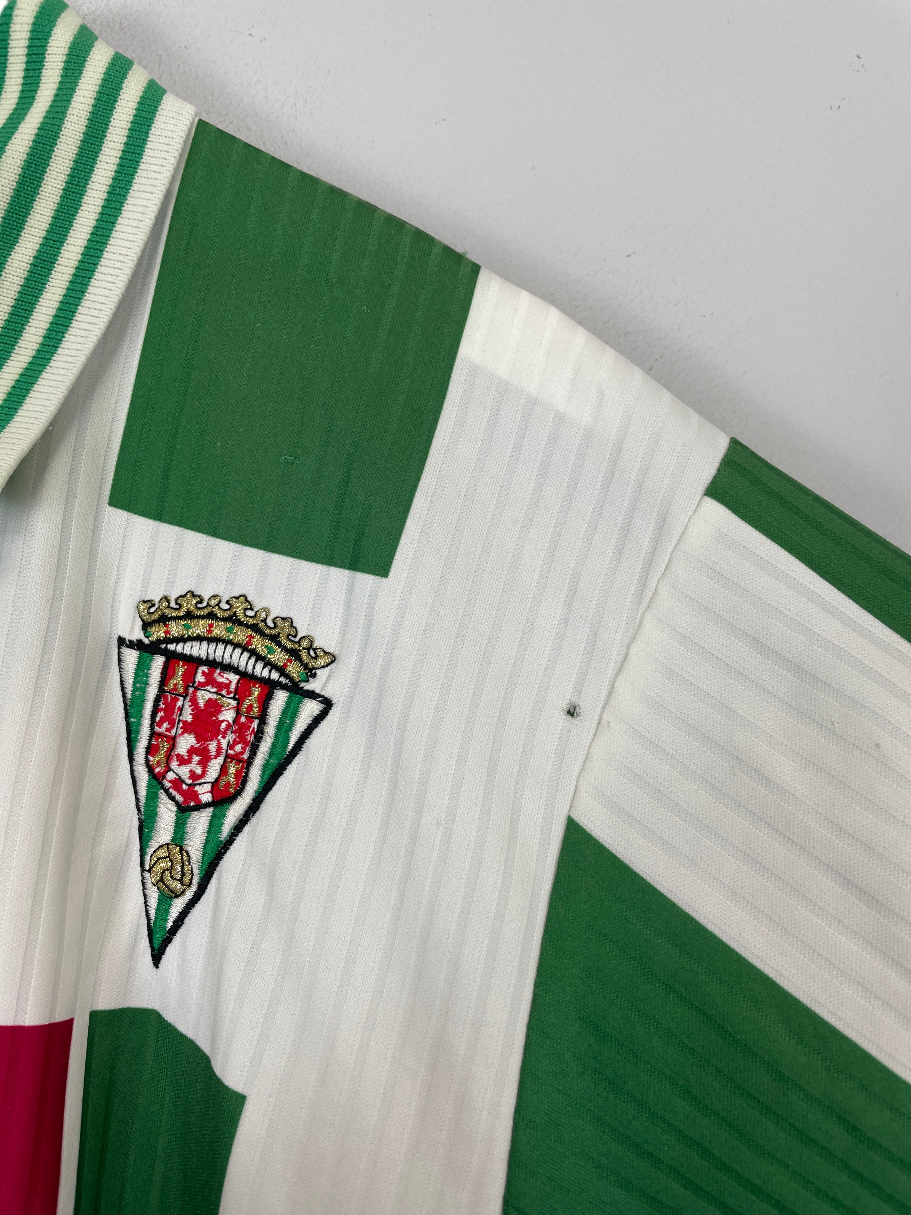 Shop 1997/98 CORDOBA HOME SHIRT (XL) UMBRO, classic football shirts, vintage football shirts & retro soccer jerseys at Cult Kits